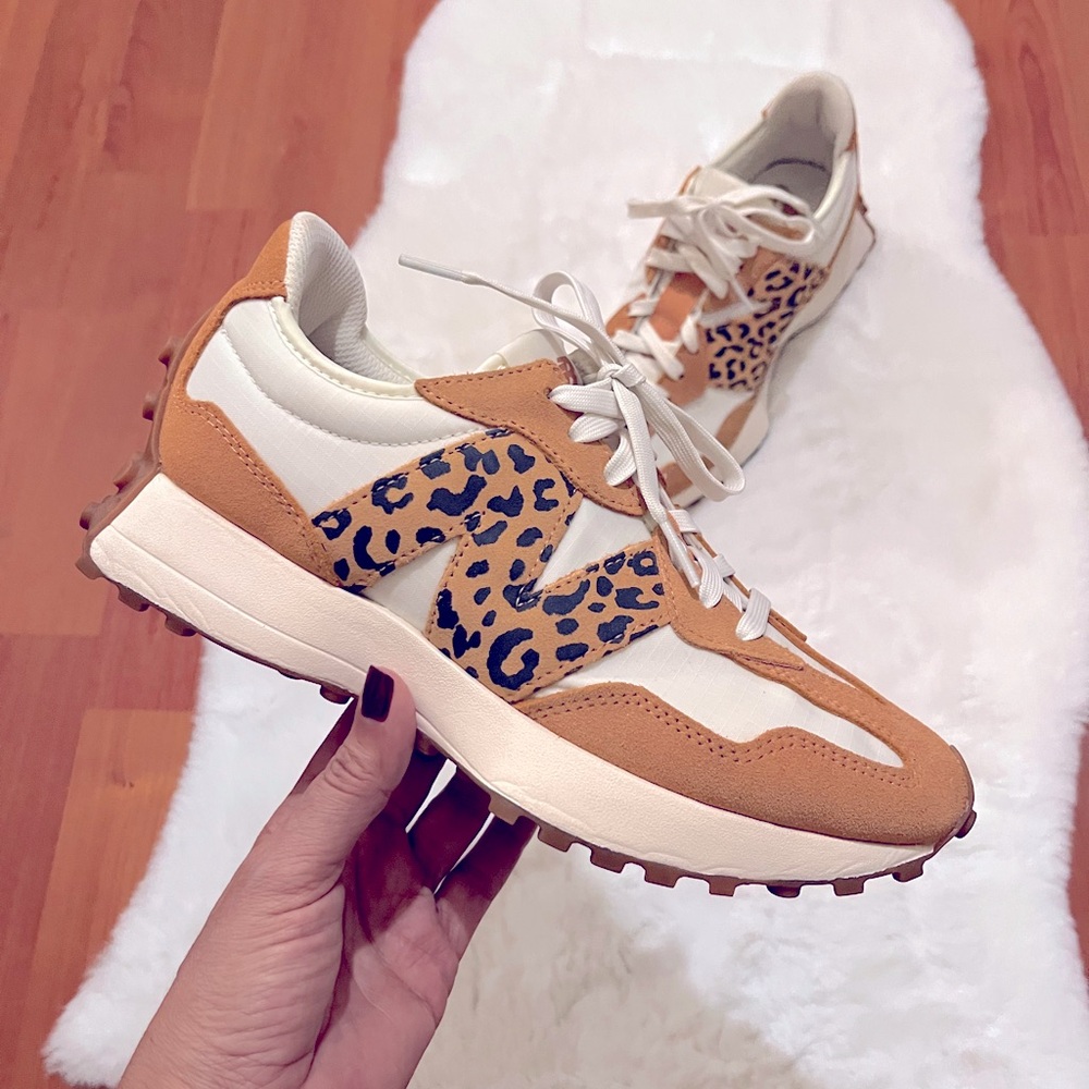 Women's New Balance 327 'Tan Leopard'